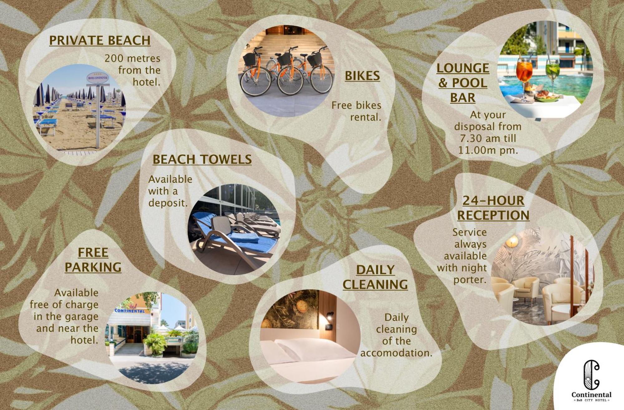 Continental B&B City Hotel Bibione Ngoại thất bức ảnh